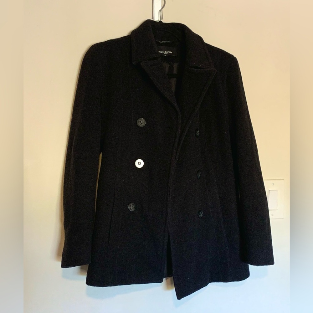Jones New York Wool Coat - Small Petite - Size 4P